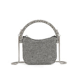Sac à main Soft Diamond Le petit sac carré pour dîner Sac à bandoulière avec chaîne